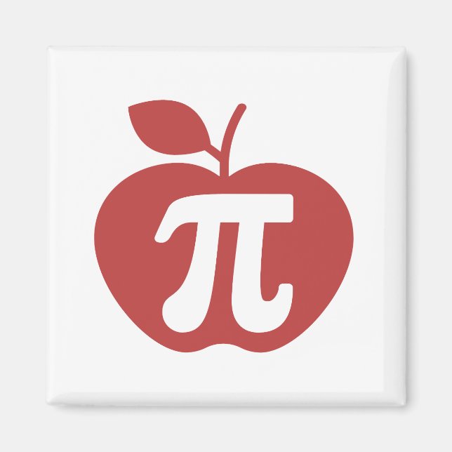 Äpple Pi 3.14 Magnet (Framsidan)
