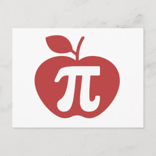 Äpple Pi 3.14 Vykort