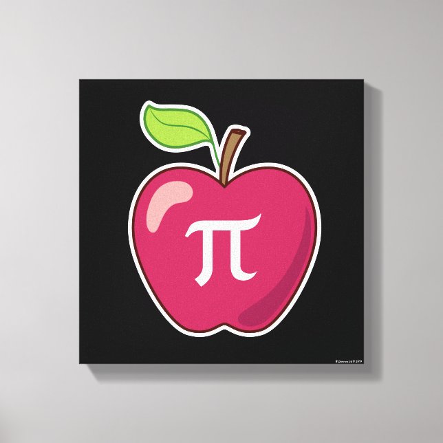 Apple Pi Canvastryck (Framsida)