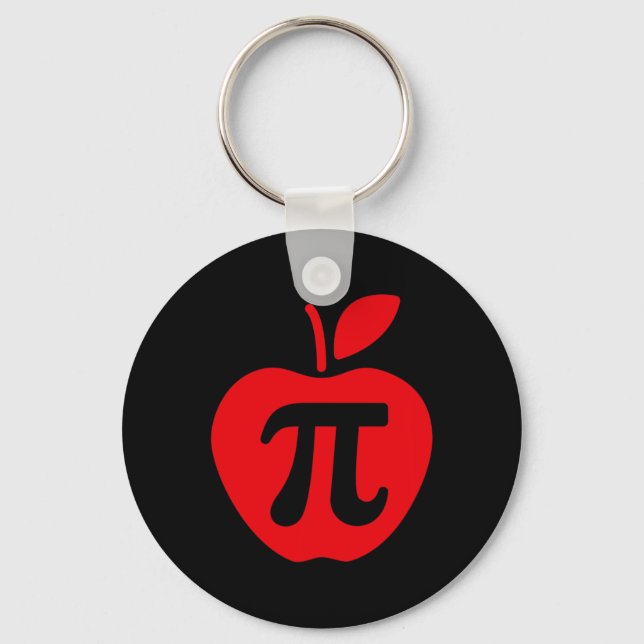 Apple Pi Day Shirt Nyckelring (Framsida)