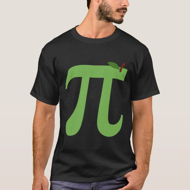 Apple Pi Funny Math Pi Day Paj-skämt för Math Kärl T Shirt (Framsida)