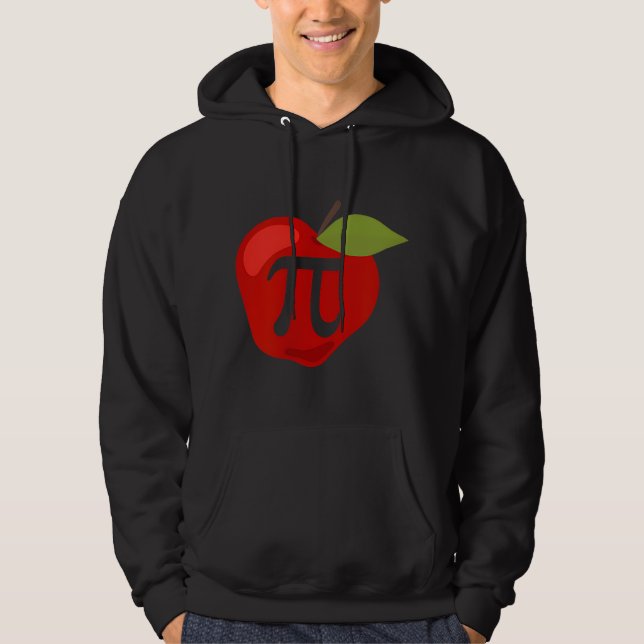 Apple Pi Funny Math Teacher Thanksgiving Paj Day G Hoodie (Framsida)