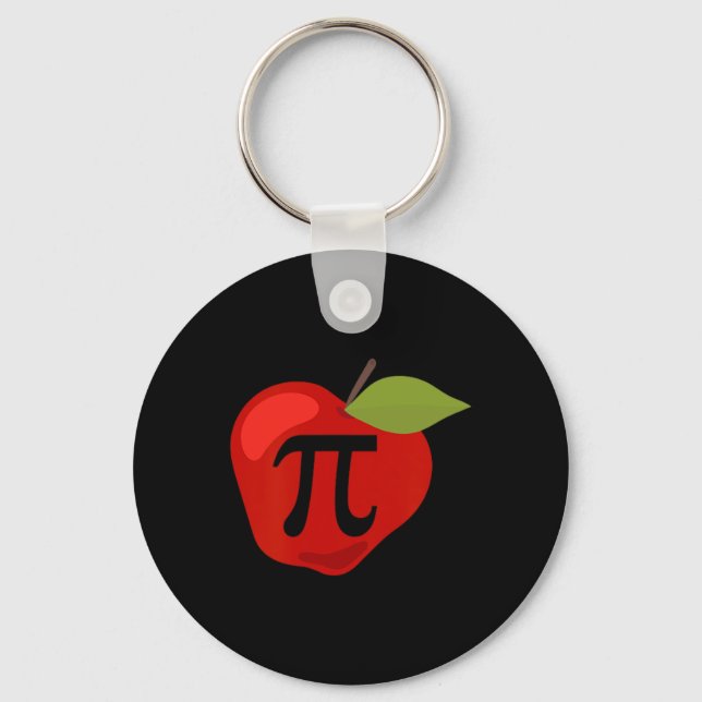 Apple Pi Funny Math Teacher Thanksgiving Paj Day G Nyckelring (Framsida)