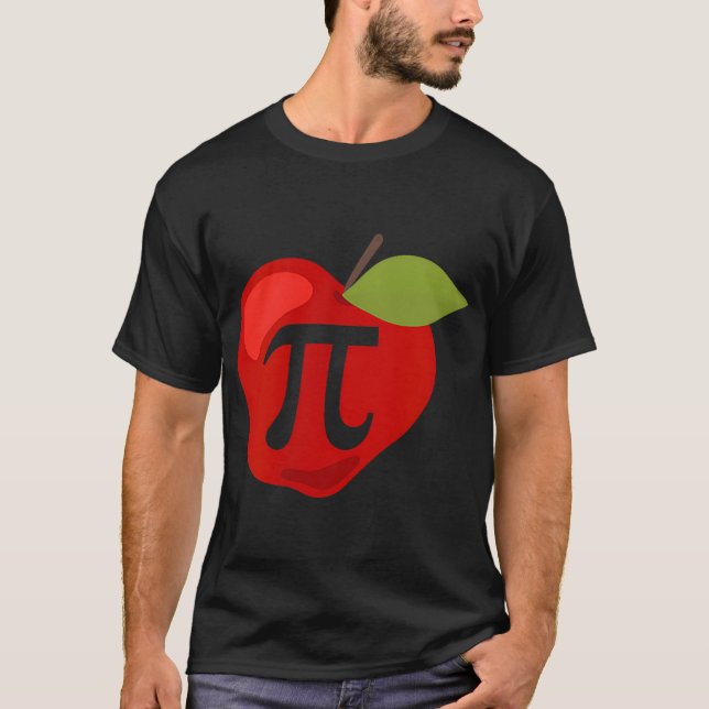 Apple Pi Funny Math Teacher Thanksgiving Paj Day G T Shirt (Framsida)