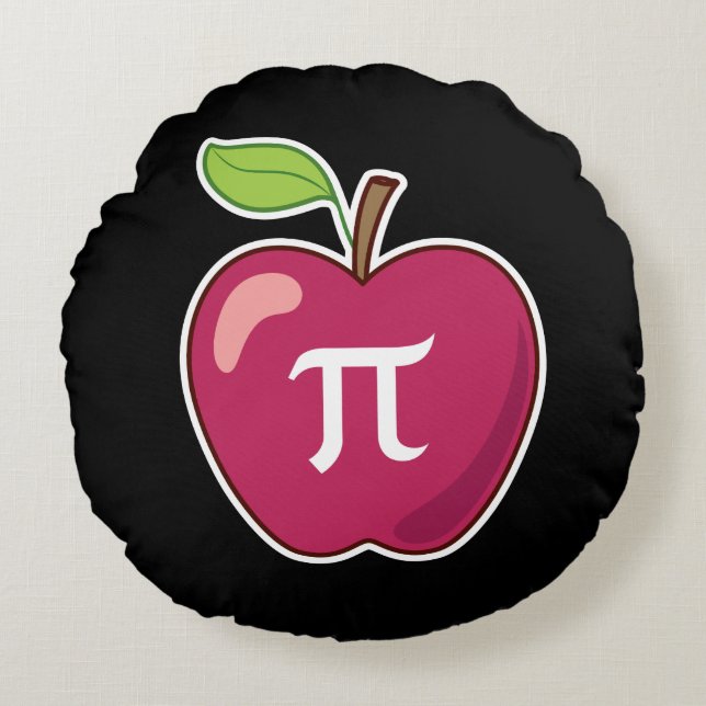 Apple Pi Rund Kudde (Framsidan)