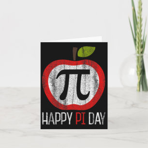 Apple Pi Shirt Math Kort