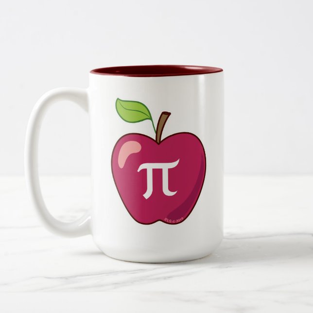 Apple Pi Två-Tonad Mugg (Vänster)