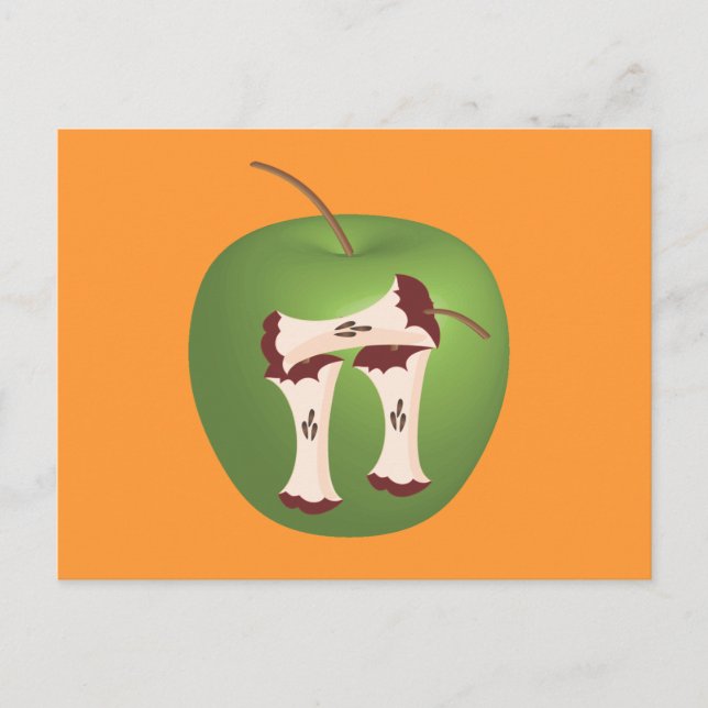 Apple Pi Vykort (Framsida)