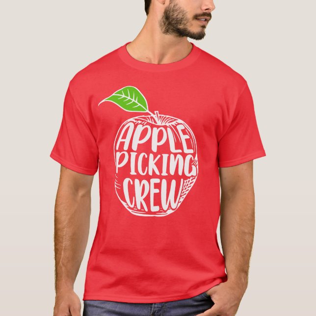 Apple Picking Crew Apple Orchard Gift Picking Crew T Shirt (Framsida)