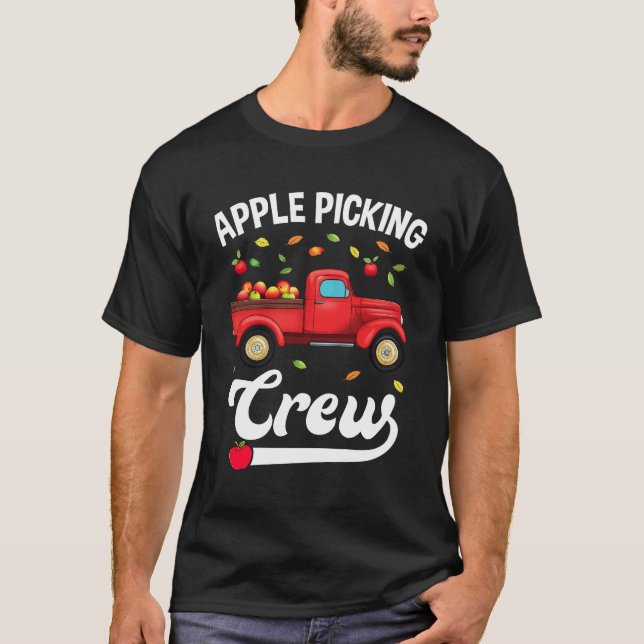 Apple Picking Crew Apple Picking Squad Cute Harves T Shirt (Framsida)