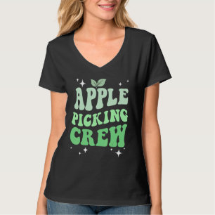 Apple Picking Crew Grönt Apple Harvest Season Fami T Shirt