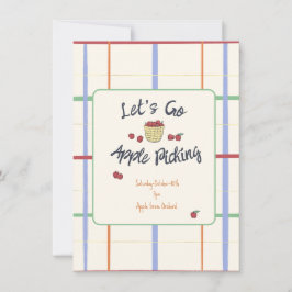Apple Picking Party-inbjudan Inbjudningar