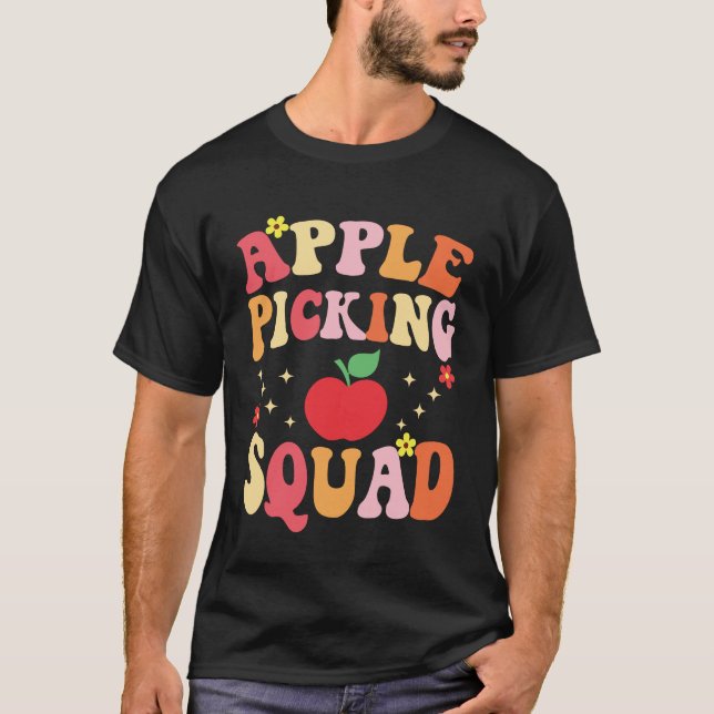 Apple Picking Squad Apple Picking Crew Outfit T Shirt (Framsida)