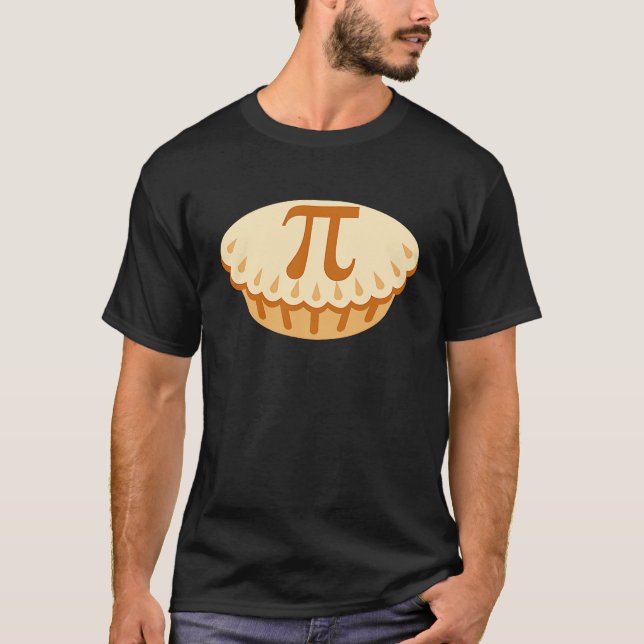 Apple Pie Pi Day Math Symbol for Teachers Students T Shirt (Framsida)