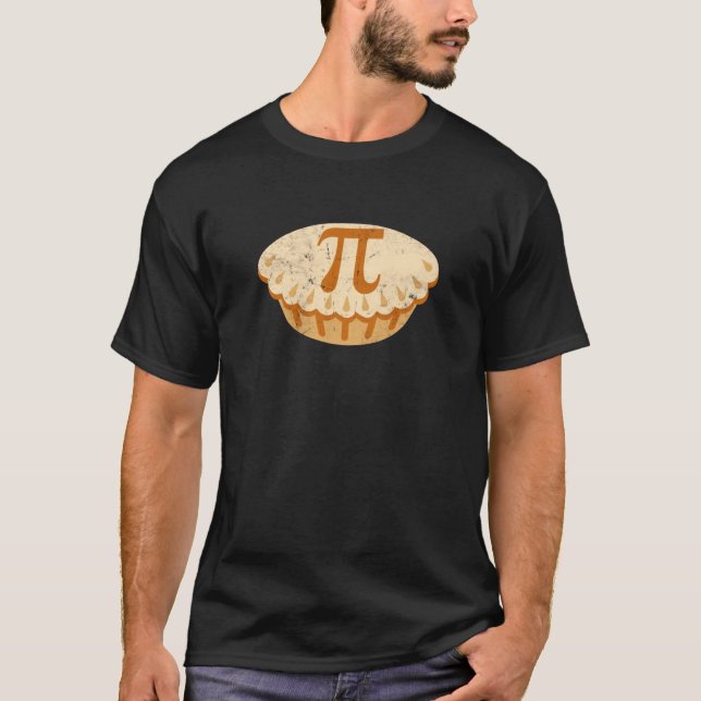 Apple Pie Pi Day  Math Symbol Teachers Students T Shirt (Framsida)