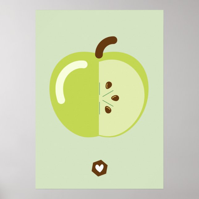 Äpple poster (Framsidan)