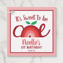 Apple Rainbow, söt att vara en, första födelsedage