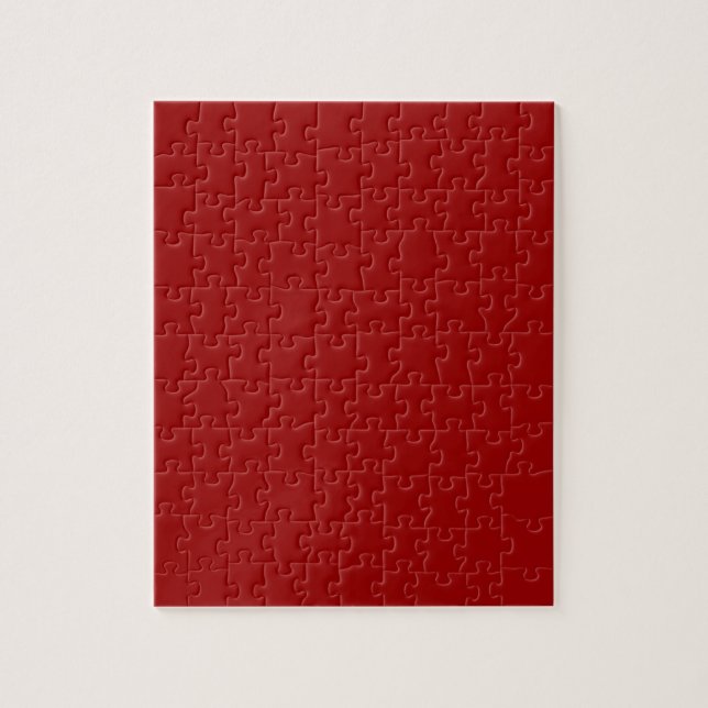 APPLE RED (en solid djup rik fruktiga färg) ~ Pussel (Vertikal)
