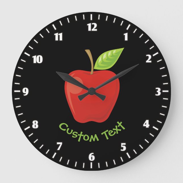 Apple Red Stor Klocka (Framsida)