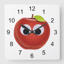 Äpple, röd frukt med googly ögon - Personlig