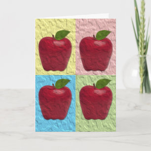 Apple Rosh Hashanah-hälsning Helgkort