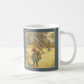 Apple skörd av Carl Larsson Kaffemugg