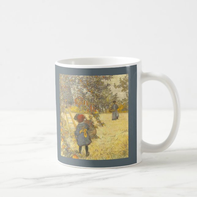 Apple skörd av Carl Larsson Kaffemugg (Höger)