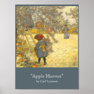 Apple skörd av Carl Larsson Poster