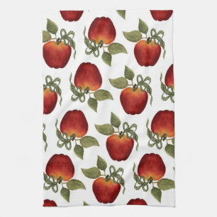Apple skörd - kökshandduk
