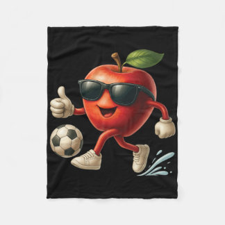 Apple Soccer  Fleecefilt