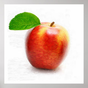 Apple som målar affischen poster