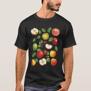Apple-sorter av olika slag Apple Picker Apple-äppl T Shirt