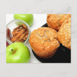 Apple Spice Muffins Vykort