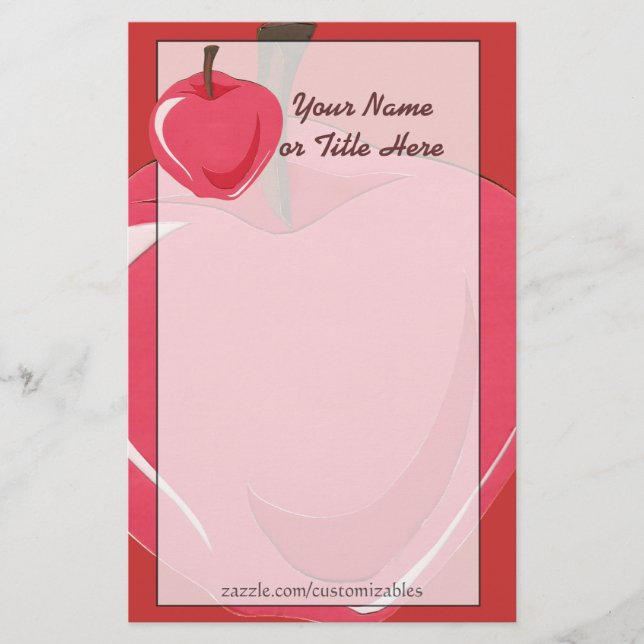 Apple Stationery Brevpapper (Framsida)
