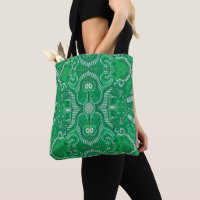 Apple Stripe Bohemian Boho Arabesque Pattern Green