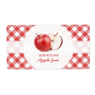 Apple Sylt Jelly- eller Applesauce-etiketter Fraktsedel