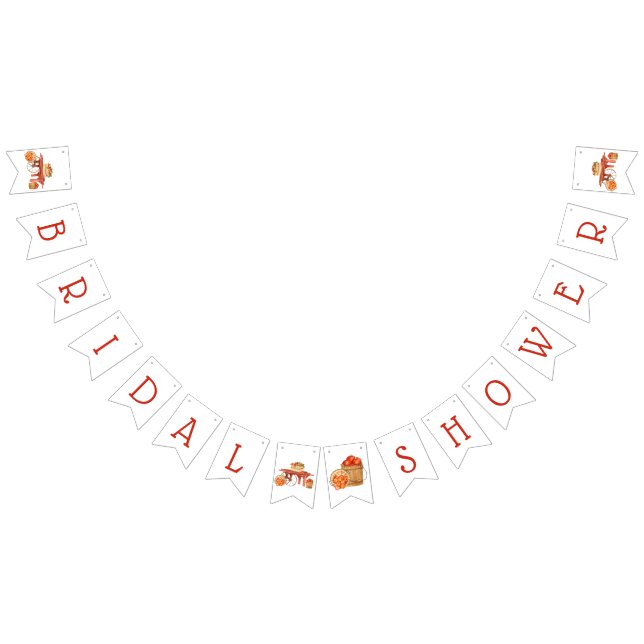 Äpple-t Äventyr! Bröllopsdusch Dekorationer Vimplar (Alla)