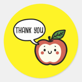 Apple Talk Runt Klistermärke