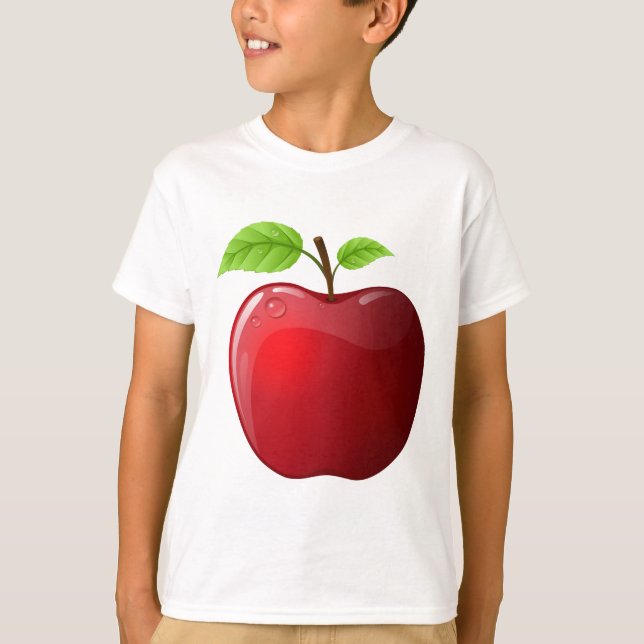 äpple tee shirt (Framsida)