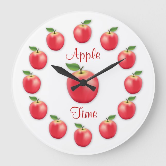 Apple-tidslås Stor Klocka (Framsida)