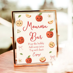 Äpple till min Öga-babyåda Momosa Pub Poster