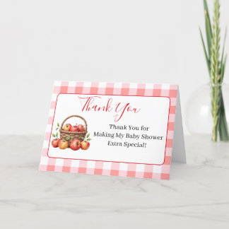 Äpple till min Öga-babyskare - tack för dina kort