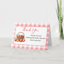 Äpple till min Öga-babyskare - tack för dina kort