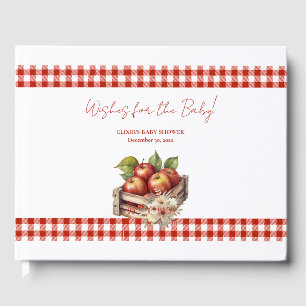 Äpple till min öga Red Orchard Baby Shower Gästböcker