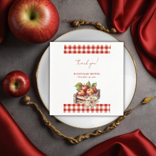 Äpple till min öga Red Orchard Baby Shower Pappersservett