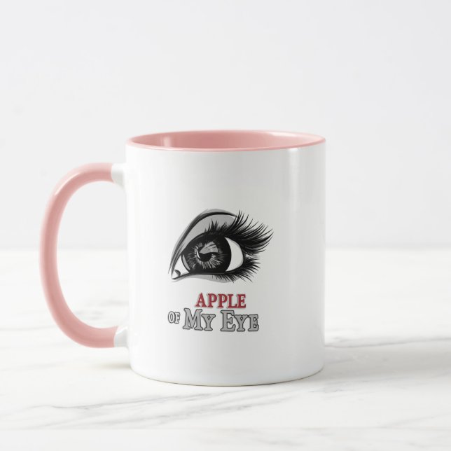 Äpple till min vackra Ögon Eyelash Art i Öga Mugg (Vänster)