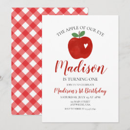 Äpple till vår inbjudan till Öga 1:a födelsedag