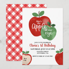 Äpple till vår inbjudan till Öga 1:a födelsedag