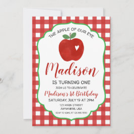 Äpple till vår inbjudan till Öga 1:a födelsedag