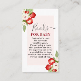 Äpple till vår Öga-babyskor Bokar för Baby-kort Tilläggskort